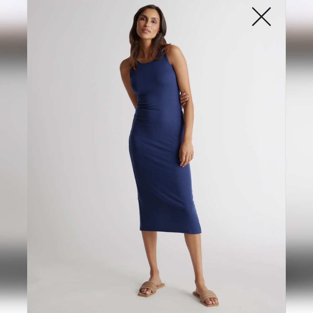 NWOT Quince Midi Tencel Dress